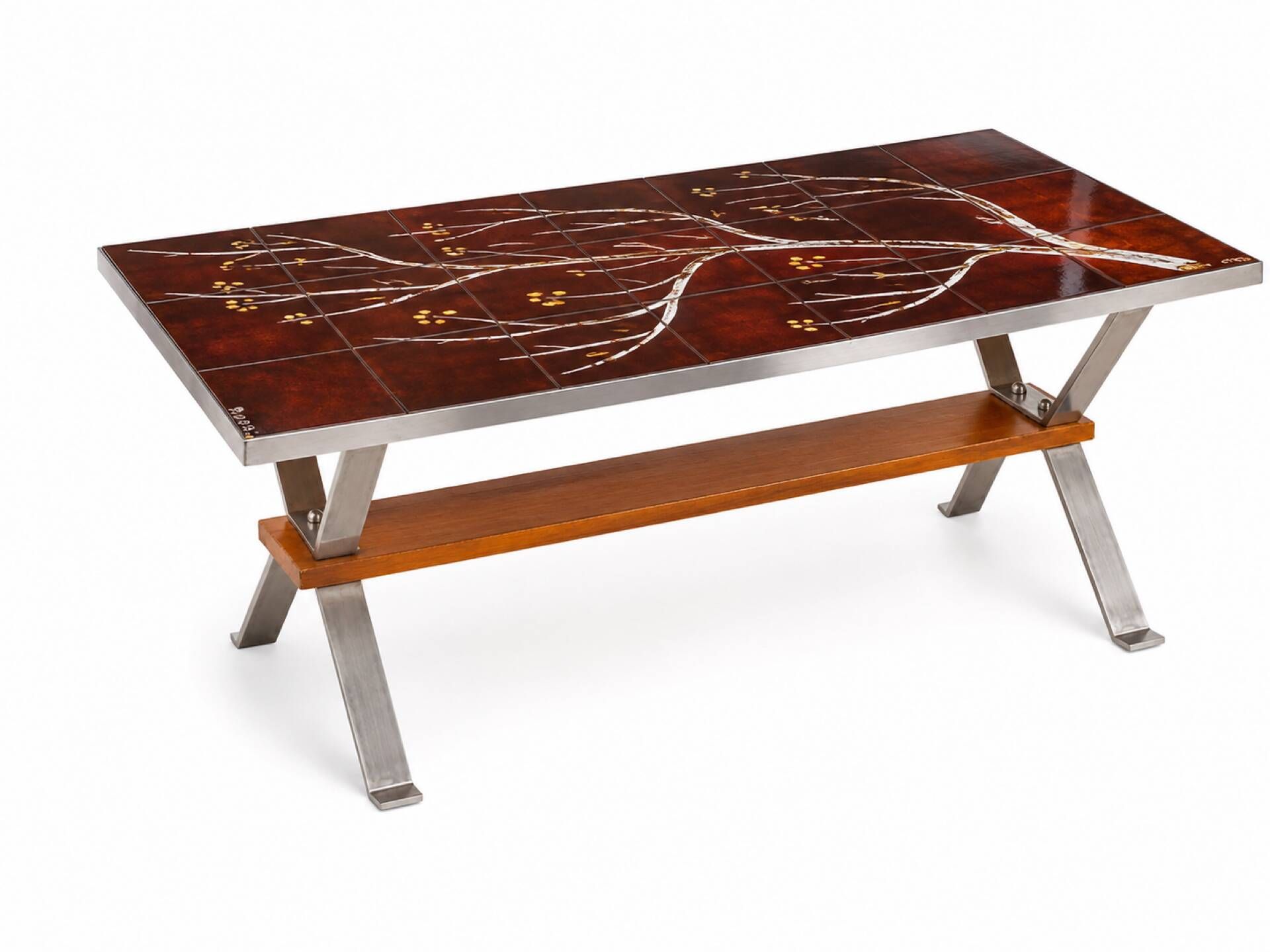 Aoni ceramic coffee table for Adri – Belgium, 1970s