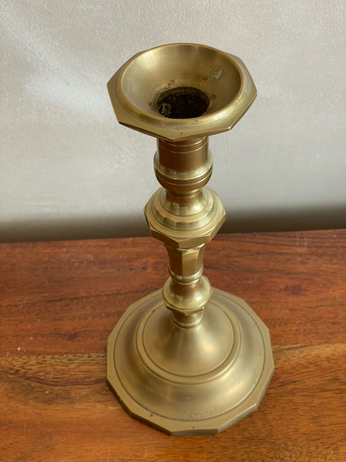 Brass candle holder