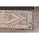 Vintage Turkish Oushak handmade wool cotton orange area rug 106x188