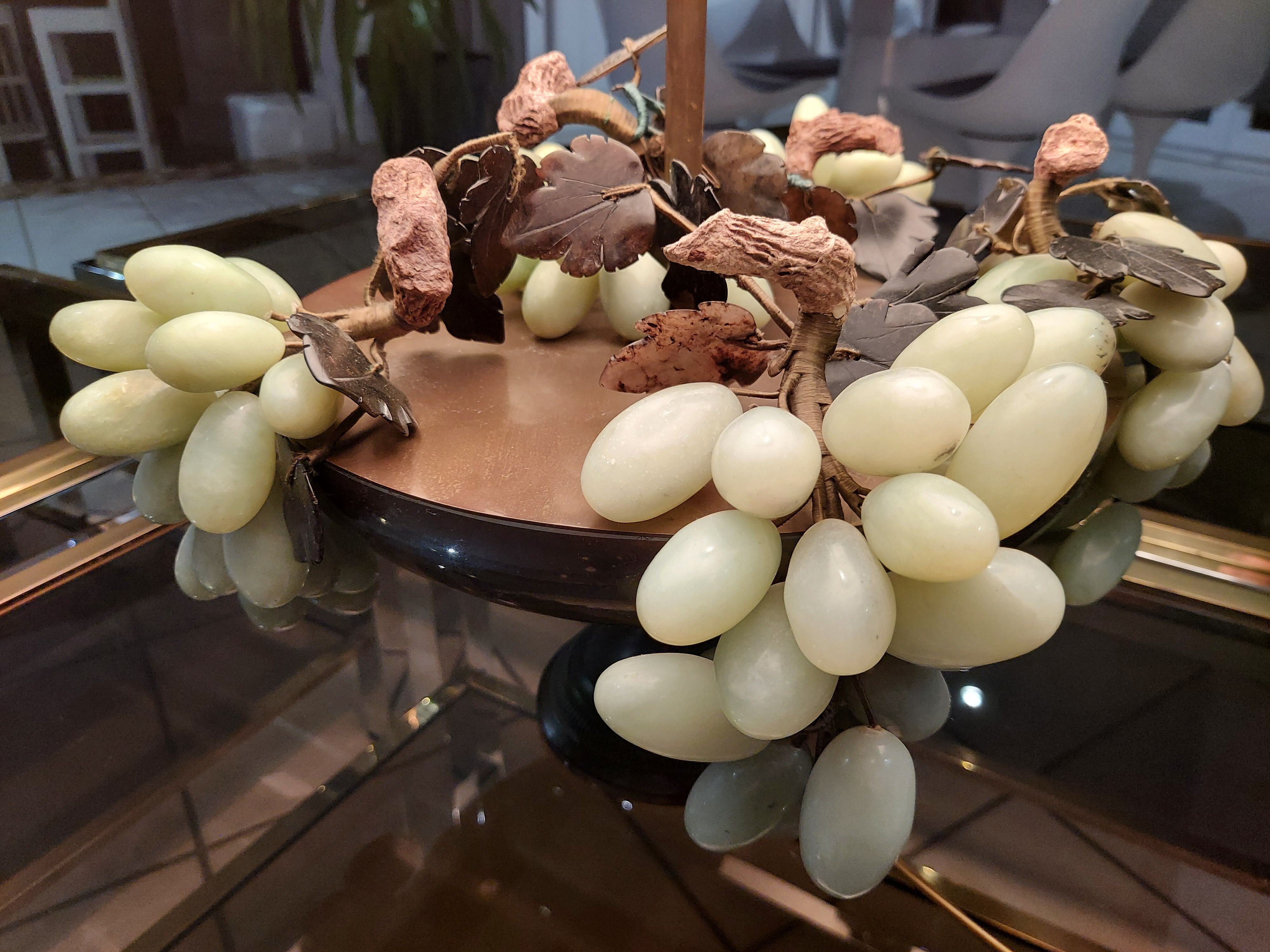 Large vintage living room lamp Italy 1970