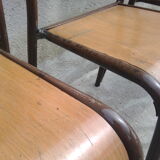 4 Mullca vintage school chairs