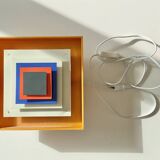 1 of 2 Bent Karlby Kvadrille wall table lamp for Lyfa, Denmark 1960s