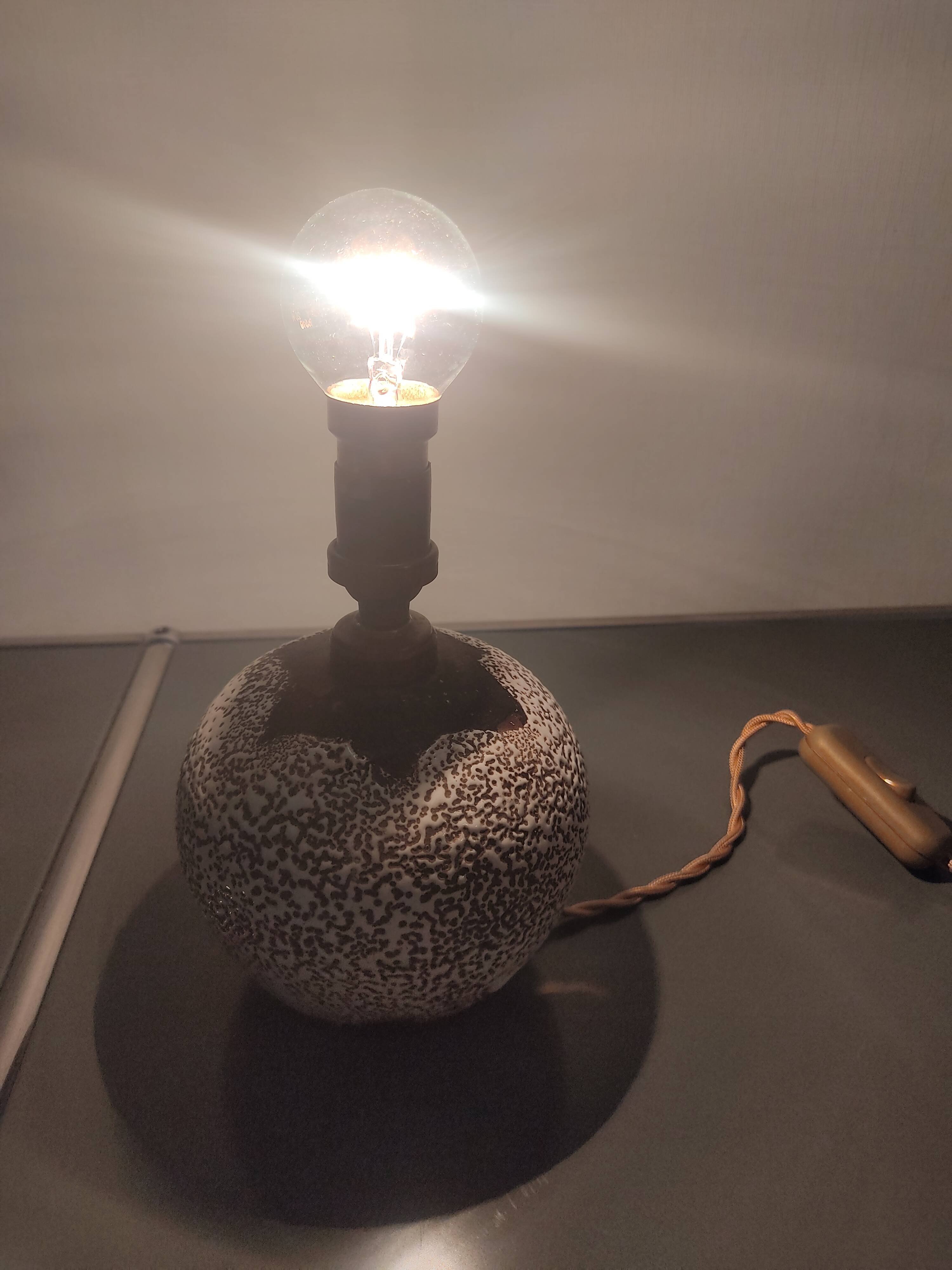 Art deco 1920 dlg desk lamp base by jean besnard