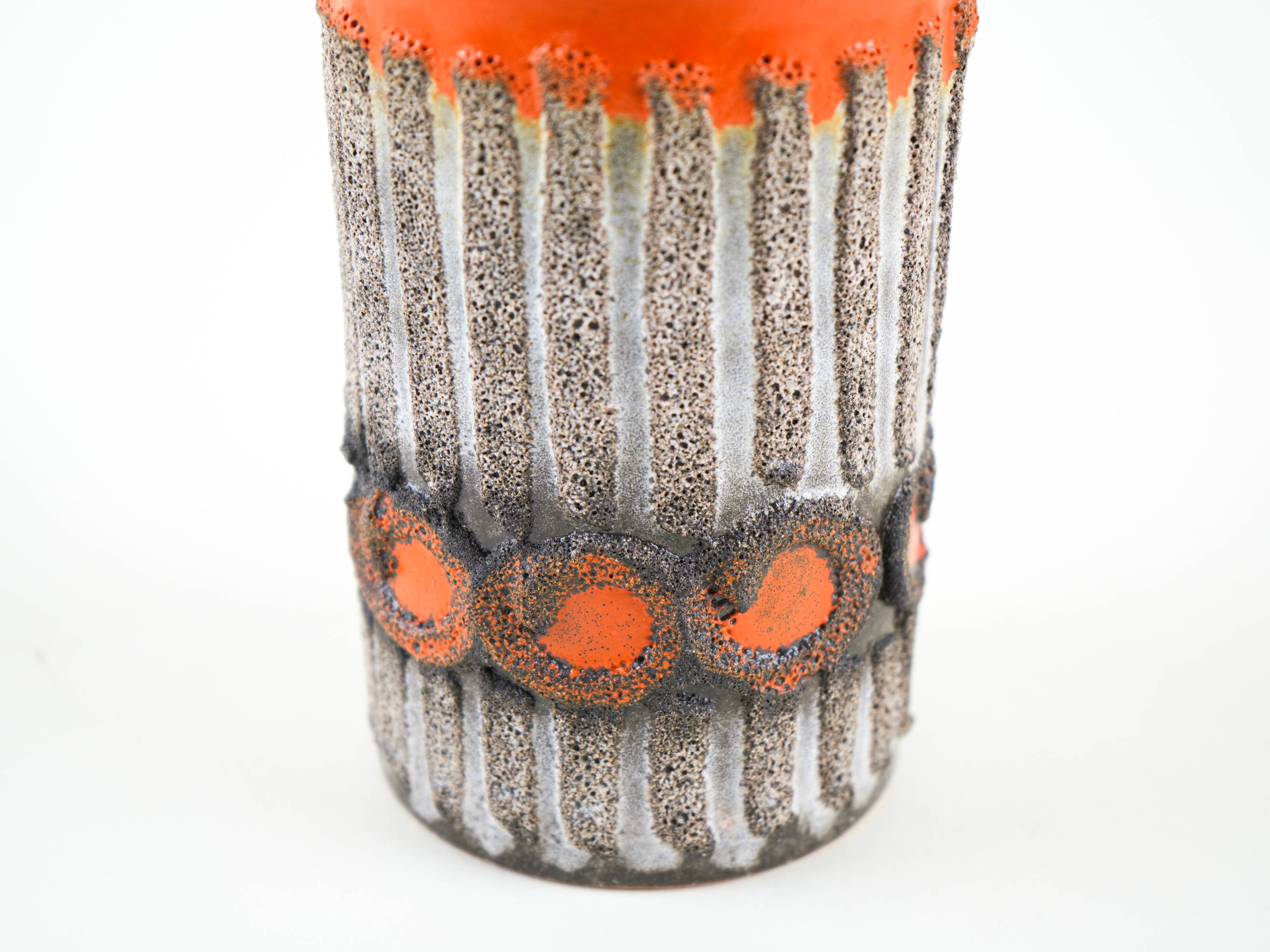 Ceramic vase, German design, 1960s, manufactured by Strehla