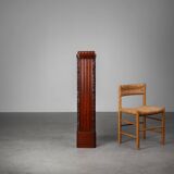 French Art Deco square Oak Pedestal, circa 1915