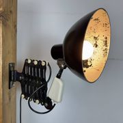 Industrial East German Scissor Lamp from VEB Zweckleuchtenbau Dresden, 1960