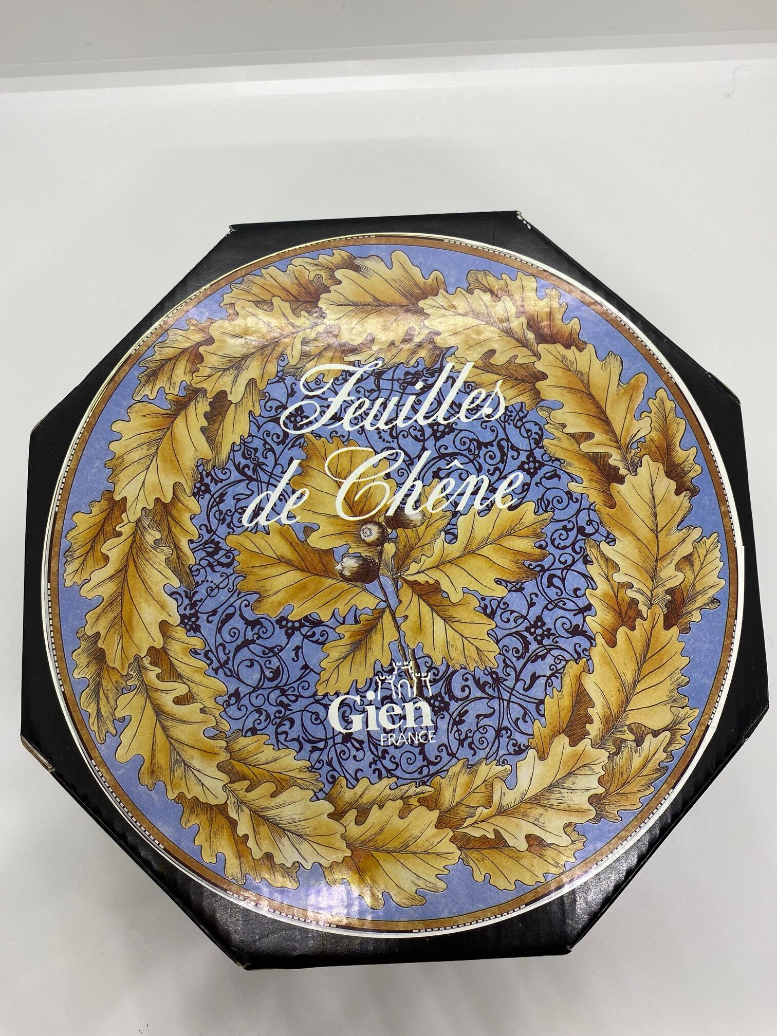 6 dessert plates, Oak Leaves, Gien