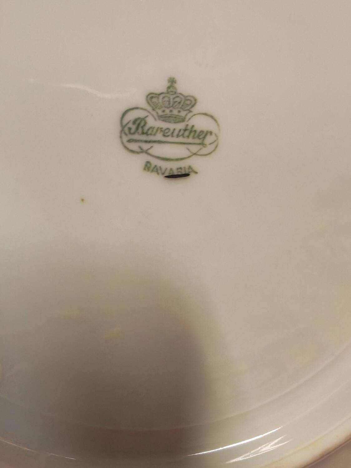 Breakfast set with tea or coffee in porcelain.