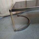 Plexiglas and iron coffee table