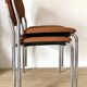 Pair of vintage Eurosit chairs, chrome and tweed, 1970s