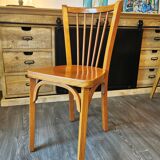 Series of 10 mismatched bistro chairs