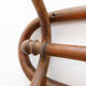 Curved wooden wall coat rack - Early 20th century
