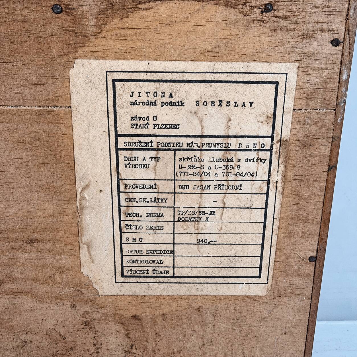 Enfilade de Hubert Nepozitek & Bohumil Landsman pour Jitona, années 1960