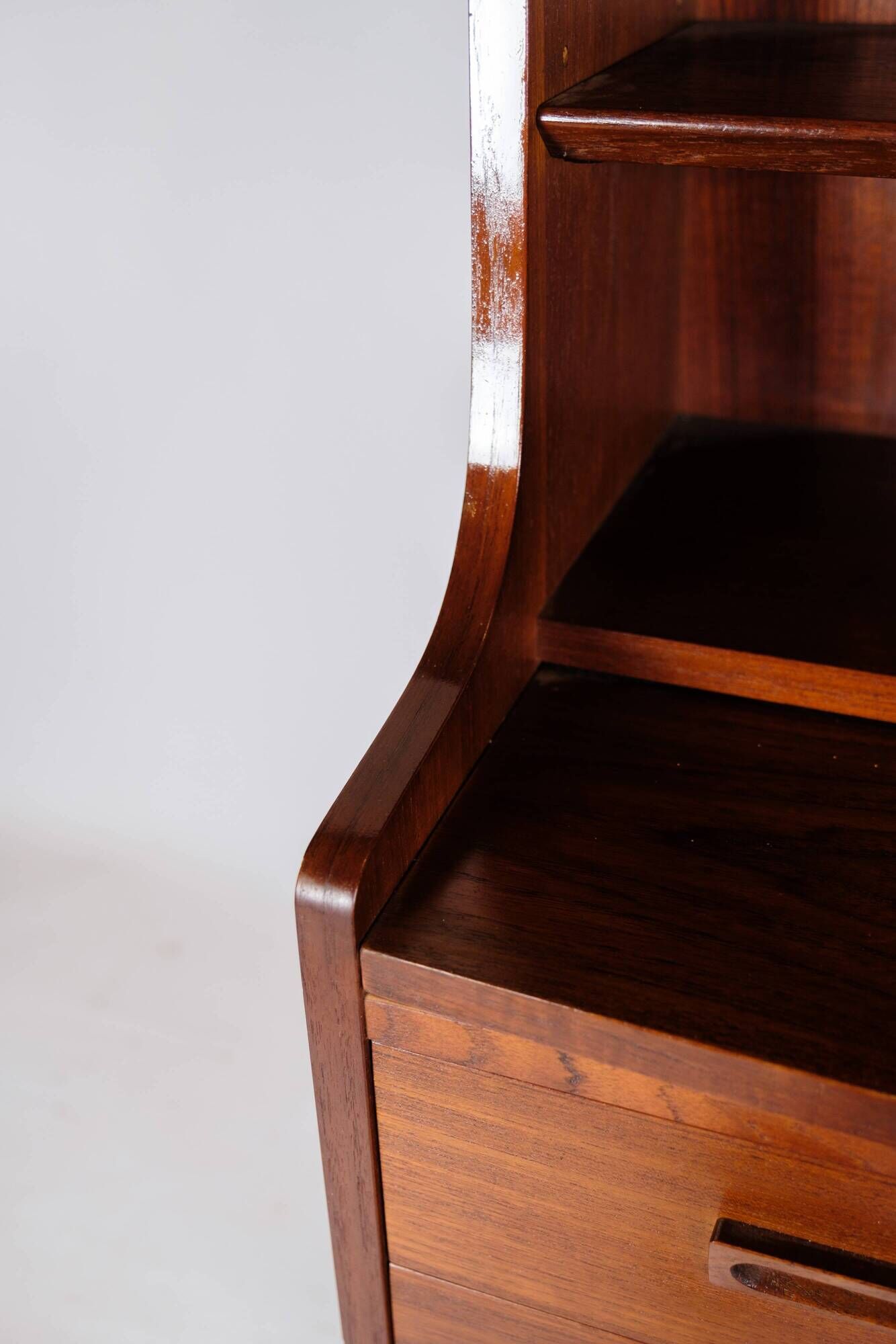 Bookcase Made In Teak wood  By Johannes Sorth Made By Bornholms Møbelfabrik From 1960s