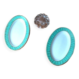 2 porcelain raviers L'amandinoise