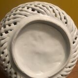Large decorative porcelain fruit basket