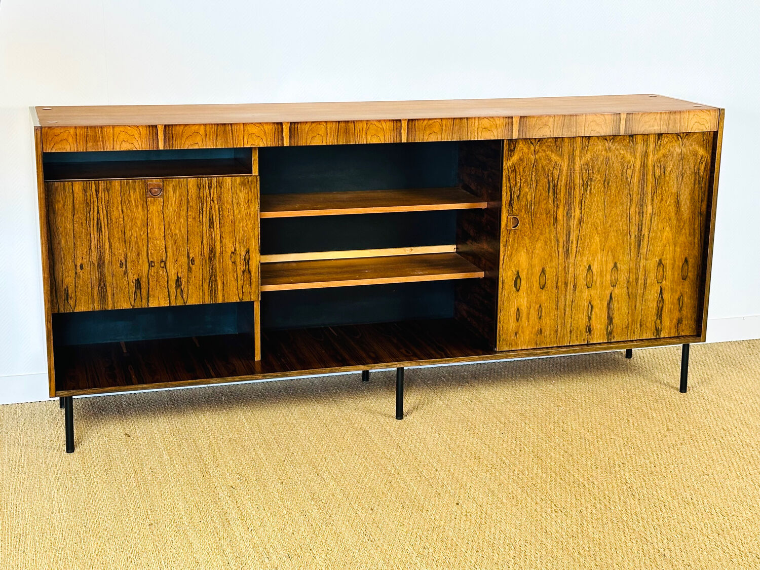 Enfilade scandinave haute en palissandre 1960