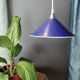 Vintage blue enamelled sheet metal suspension