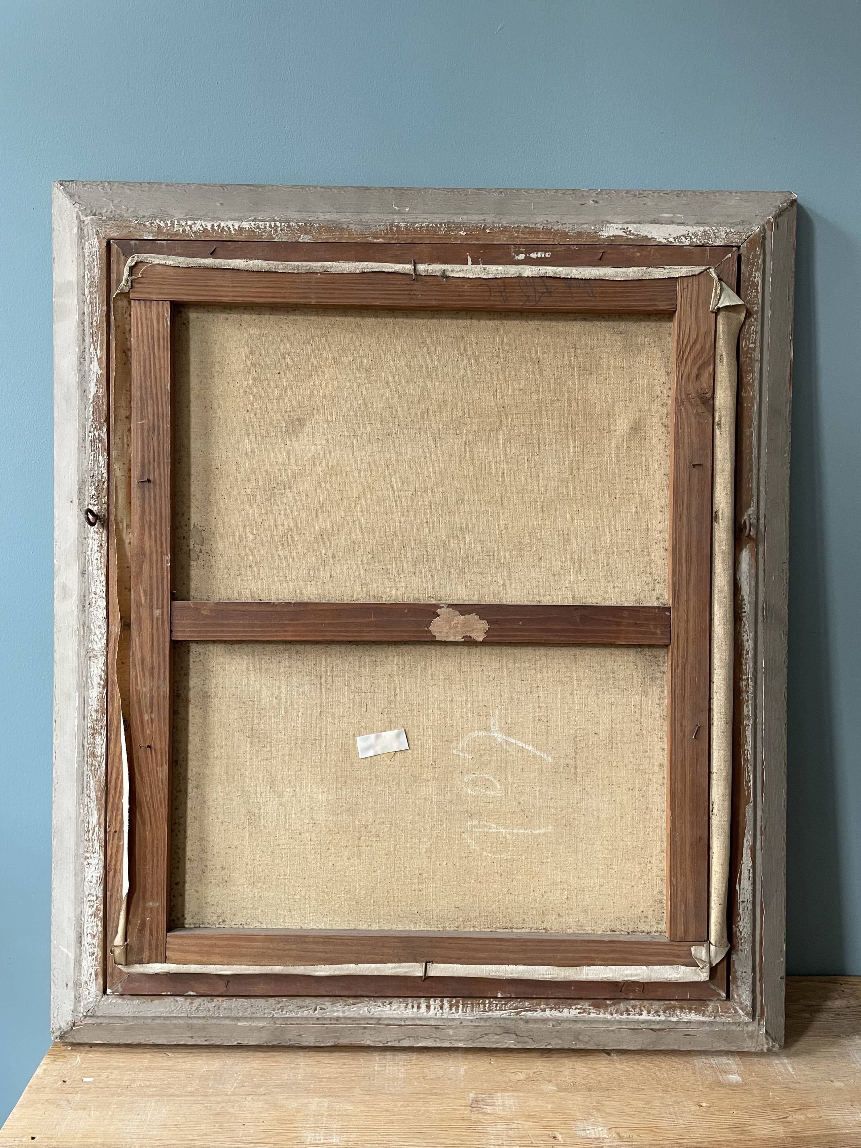 Old painting, portrait of a dancer