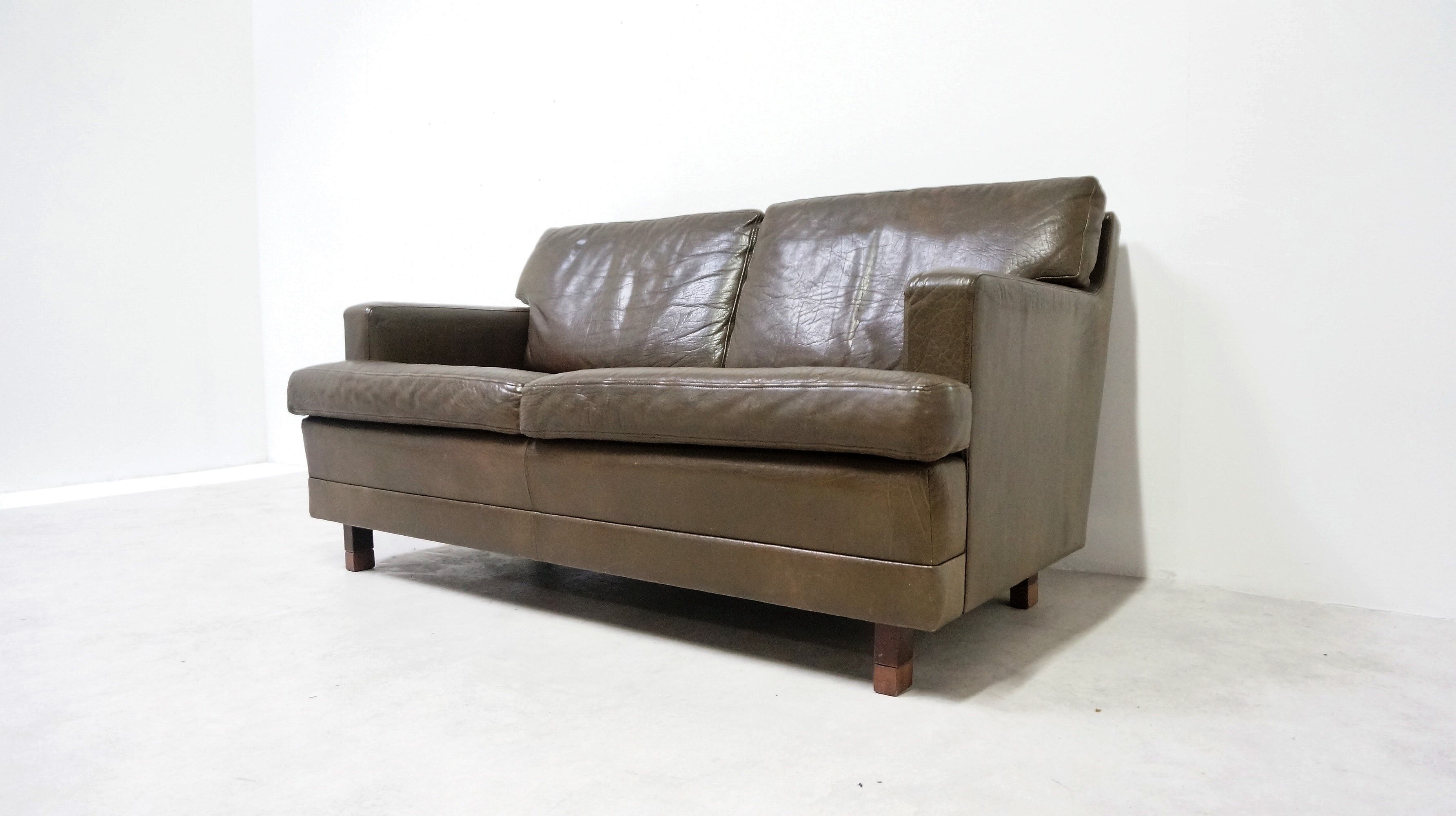Scandinavian leather couch