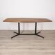 Vintage 60's table in metal and wood italian design