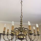 Chandelier in copper to 8 branches