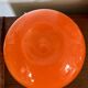 Orange globe lamp pop Space Age