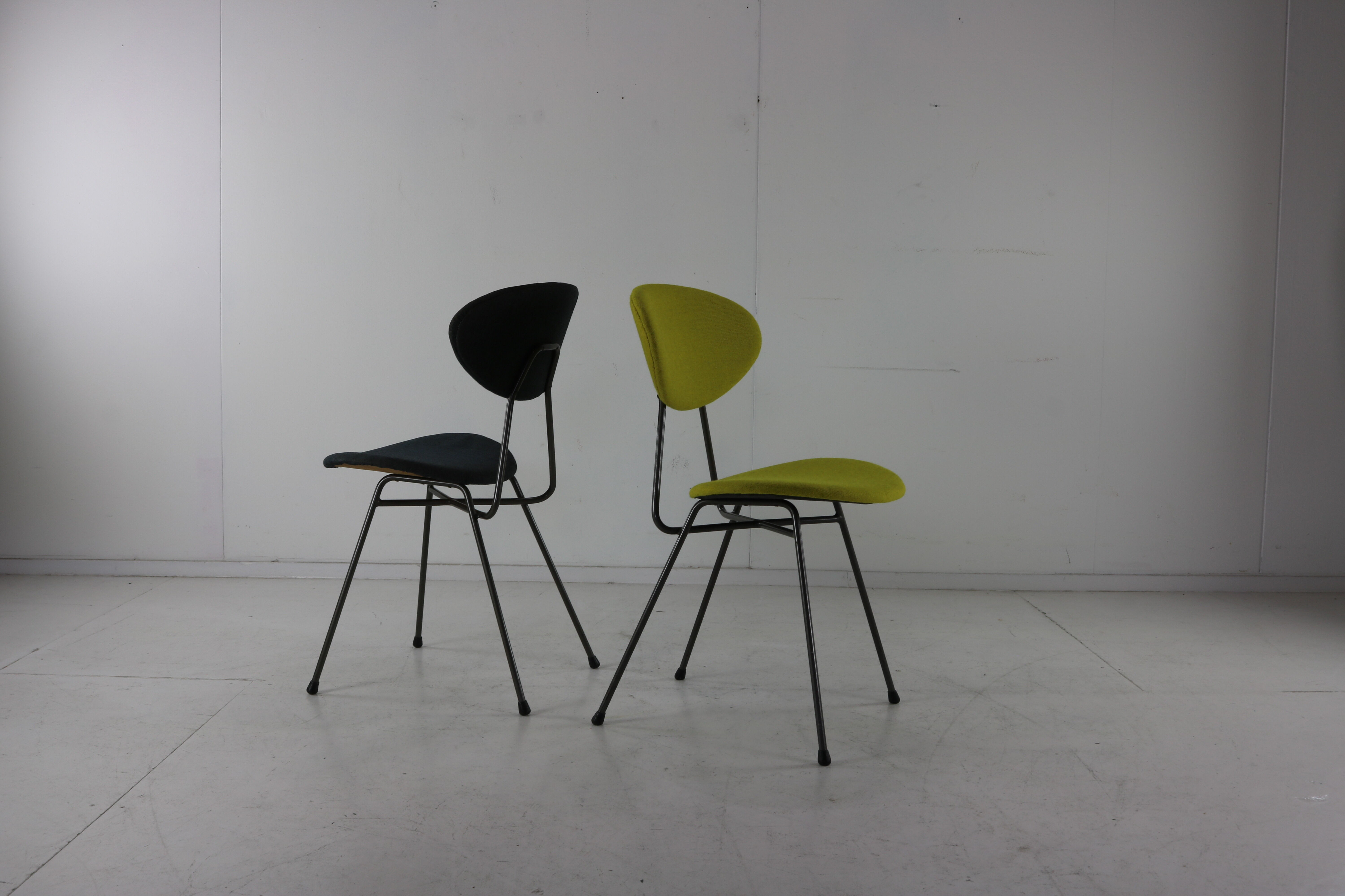 Set of two dining chairs designed in 1955 by Rob Parry and Emile Truijen