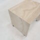 Set of 3 Italian Travertine Nesting Tables, 1980s