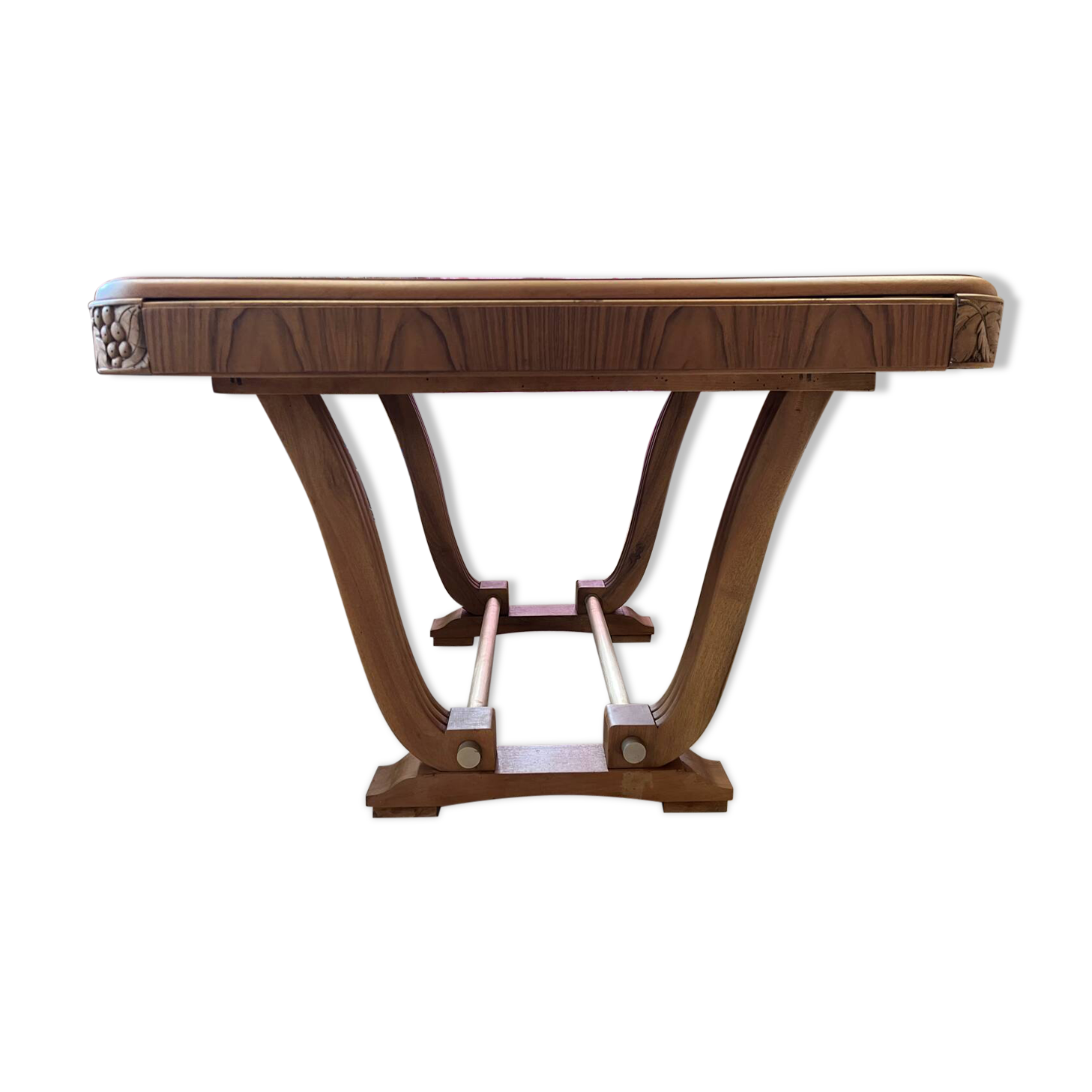 Art Deco table with extensions.