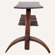 Tabouret à chaussures antique Art Nouveau Jugendstil incurvé et plié, vers 1895