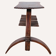 Antique Art Nouveau Jugendstil curved and bent shoe stool, ca 1895