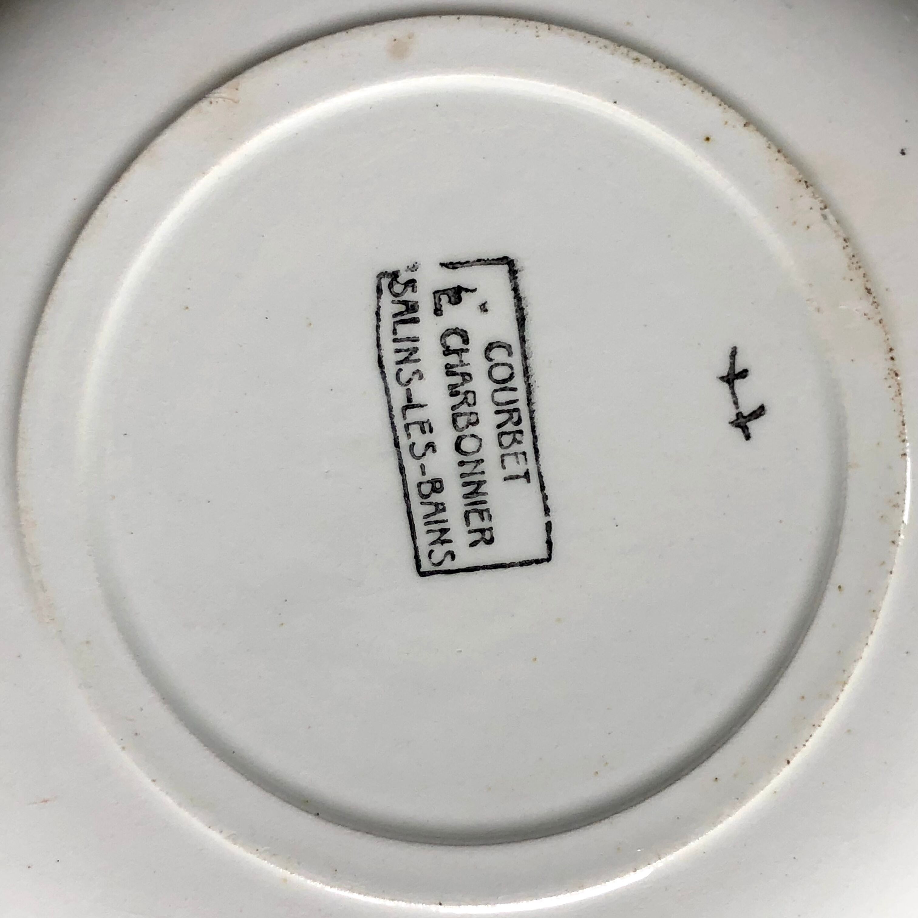 Plates "Flower basket" - manufacture of Badonvilliers