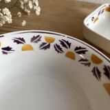 Bathroom set / earthenware soap dish Digoin Sarreguemines