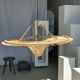 Suspension rattan saucer iron frame D:120 H:60