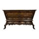 Louis XV style kneading trough in solid walnut