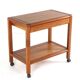 Teak trolley with drawer 'Grove' - danish design in teak