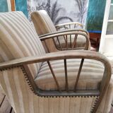 Paire de fauteuils Art Déco