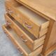 Vintage chest of drawers 1950 feet compass 3 drawers