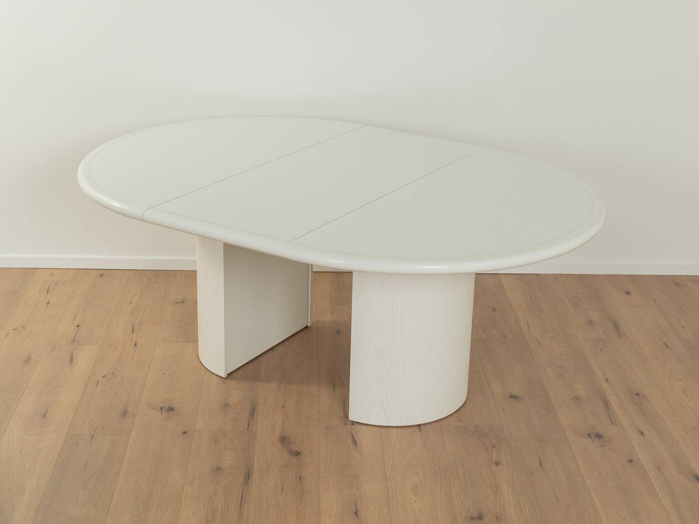 Postmodern extendable dining table from the 1980s