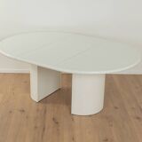 Postmodern extendable dining table from the 1980s