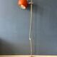 Mid-Century orange floor lamp with "eyeball" shade