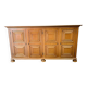 Mid 20th century solid oak brutalist sideboard
