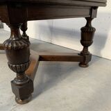 Renaissance style table in oak, 20th century