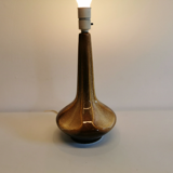 Wild lamp from Danish Søholm ceramics, in beautiful golden brown glaze. Danish Design
