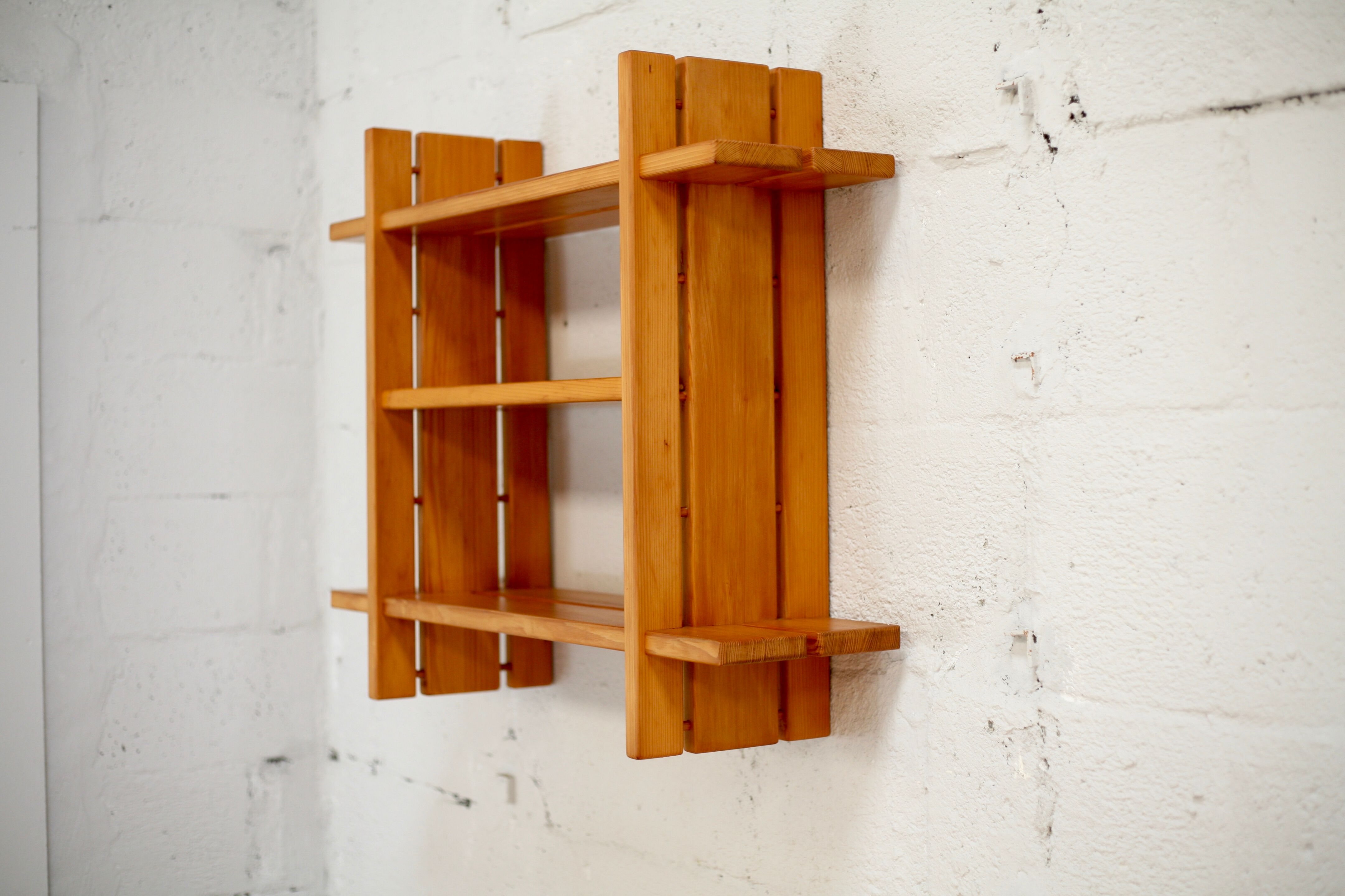 Maison Regain: modular office set. Pine. France, circa 1975