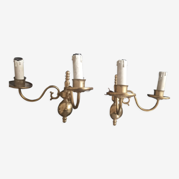 Classic style gold sconces