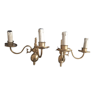 Classic style gold sconces