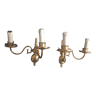 Classic style gold sconces