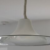 Pair of Cinea suspensions, Leucos workshop, handmade in Murano, design Giusto Toso, circa 197